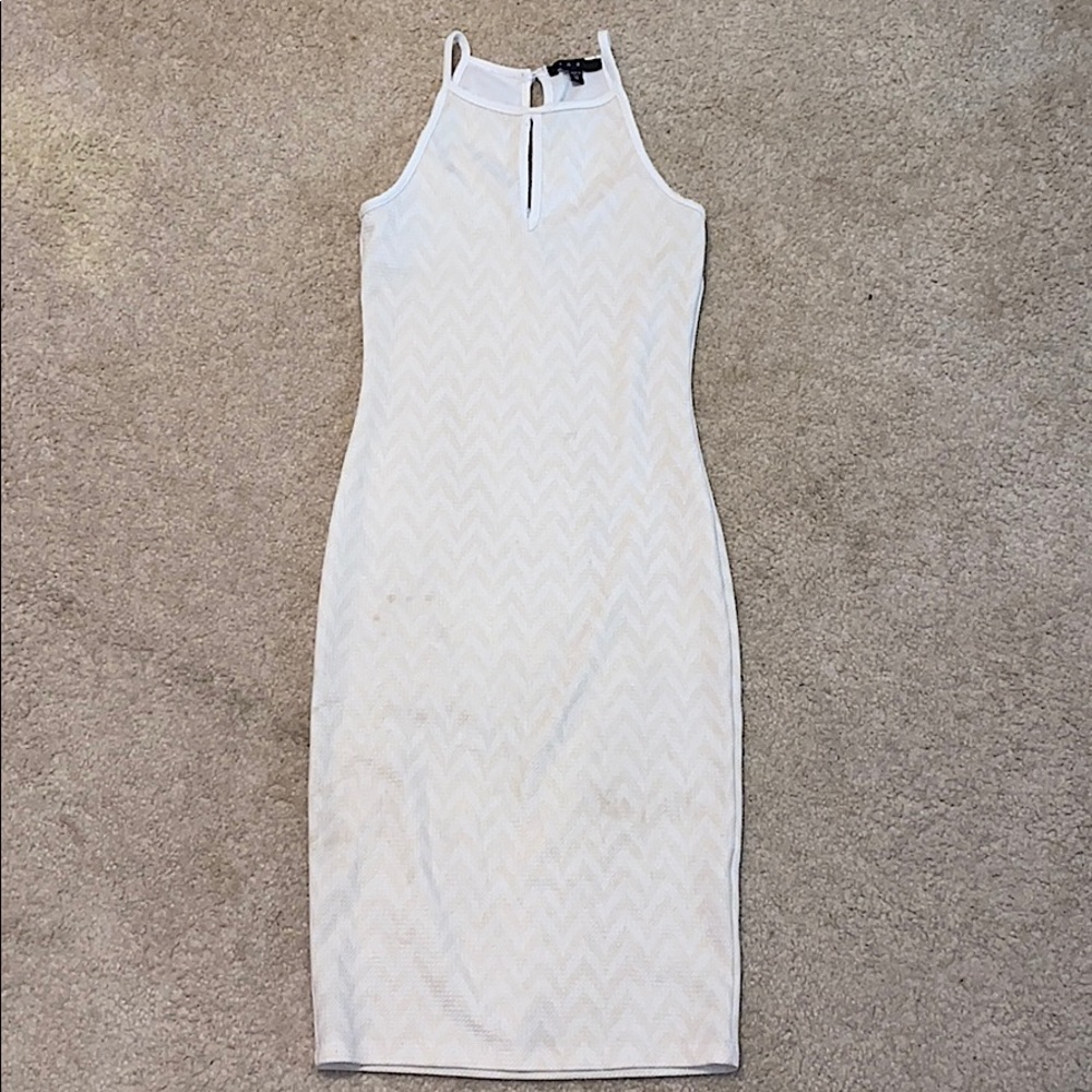 Gold/White Dress
